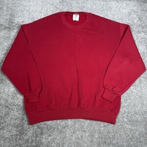 Vintage Jerzees Russell Sweatshirt Men's XL Black‎ Blank 80s 90s Made in USA